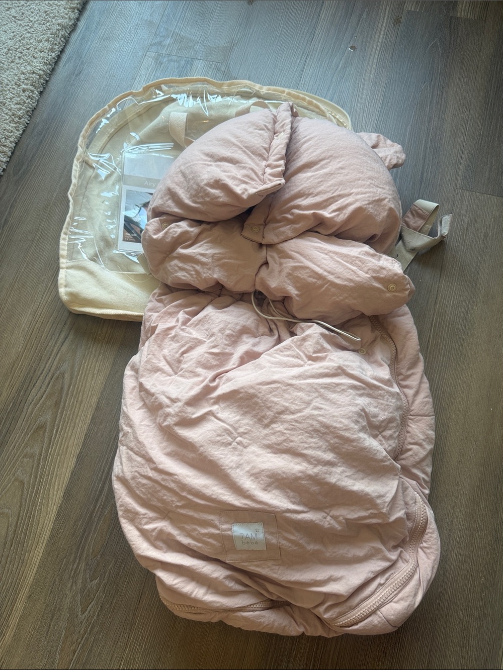 7am enfant bebepod stroller car seat footmuff